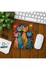 Ghostbastır Design Kediler Baskılı Oyuncu Mouse Pad 0121