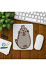 Ghostbastır Design Pusheen Baskılı Oyuncu Mouse Pad 0246