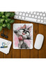 Ghostbastır Design Kedi Baskılı Oyuncu Mouse Pad 0125