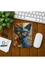 Ghostbastır Design Soyut Kedi Baskılı Oyuncu Mouse Pad 0280