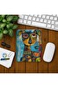 Ghostbastır Design Soyut Çizim Köpek Baskılı Oyuncu Mouse Pad 0281
