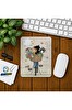 Ghostbastır Design Sepette Kediler Baskılı Oyuncu Mouse Pad 0273