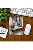 Ghostbastır Design Camdaki Kedi Baskılı Oyuncu Mouse Pad 047