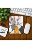 Ghostbastır Design Kanka Kediler Baskılı Oyuncu Mouse Pad 0110