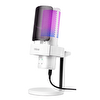 Fifine Ampligame A9 USB Oyuncu Yayıncı Bilgisayar Mikrofon Beyaz