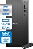 Dell Tower ECT1250 i7-14700 16 GB RAM 1 TB SSD Intel UHD Graphics 770 W11Home Mini Tower RPLSR007H03 - Zetta USB Bellek