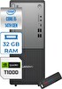 Lenovo Thinkcentre Neo 50T G5 I5 14400 32 GB 256 GB SSD Win 11 Home Quadro T1000 4 GB 100012UAS1CF00H11 - Zetta USB