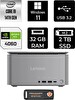 Lenovo TC Neo Ultra i9 14900 32 GB 2 TB SSD RTX4060 - 8 GB W11P Mini PC - PER4 Bellek 12W1001XTRP387