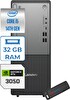 Lenovo Thinkcentre Neo 50T Gen5 I5 14400 32 GB 256 GB SSD W11 Home RTX3050 6 GB 305012UAS1CF00H11 - Zetta USB Bellek