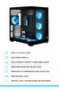 Aerstone Gaming Neon RTX 5060TI Intel Ultra 5 225F 16 GB DDR5 Ram 1TB SSD FreeDOS Hava Soğutucu Oyuncu OEM Paket