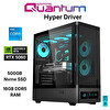 Quantum Raxius Driver Hyper i5-14400F 16GB 500SSD RTX5060 W11P Gaming Masaüstü Bilgisayar