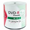 Iomega IDSP100PR DVD-R Printable 16x4.7 GB Robotik 100'lü Paket