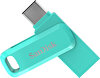 Sandisk Ultra Dual Drive Go 256GB SDDDC3-256G-G46G USB ve Type-C Tiffany Green Flash Bellek