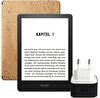 Amazon Kindle Paperwhite 5 6.8" 8 GB Reklamsız E-Kitap Okuyucu + Orijinal Bej Mantar Kılıf ve Şarj Adaptörü