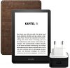 Amazon Kindle Paperwhite 5 6.8" 16 GB Reklamlı E-Kitap Okuyucu - Orijinal Mantar Kahverengi Kılıf ve Şarj Adaptörü