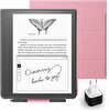 Amazon Kindle Scribe 10.2" 64 GB Gri E-Kitap Okuyucu - Premium Pen - Orijinal Pembe Kumaş Kılıf - Adaptör