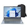 Lenovo Ideapad Flex 5 14ABR8 Ryzen 7 5825U 14" 16 GB RAM 2 TB SSD Wuxga IPS Win11H 82XX00FKTX Laptop-Snertech Çanta-Kalem