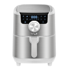 Yui M20 Maxifry Dokunmatik Ekran 4.5 L 1500 W Gümüş Smart Airfryer Yağsız Fritöz (Yui Türkiye Garantili)