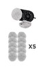 Torima Cam Temizleme Robotu 5'li Set (10 Adet) Mikro Fiber Yedek Bezi