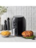Karaca Foodrition Siyah Air Fryer Yağsız Fritöz 3.5 L