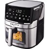 Hutt OA6 Air Fryer 6.5 L Cam Kapaklı XXL 1700 W Yağsız Fritöz