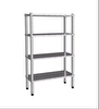 Empero EMP.D.2.61107-18-4 4 Katlı Düz Raflar 61x107x180 CM Inox 201
