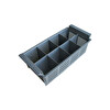 Tribeca CKB-8 Çatal kaşık Basketi-8 Bölmeli-Dik Tip-Gri