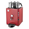 Remta Jumbo Çay Makinesi 40 litre 3 demlik dahil Şamandıralı (Şebeke) Kırmızı