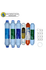 Pemax Water Solutions Fluxtek Kapalı Kasa Su Arıtma cihazları Sertifikalı 6lı Pera Water Mineral-B12 Alkali Mebransız