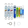 Pemax Water Solutions Kapalı Kasa Su Arıtma Cihazları Uygun Eco 8'li ReVerse Osmosis Mebran Alkali-Mineral-Detox-Set