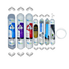 Pemax Water Solutions Kapalı Kasa Su Arıtma Cihazı  STD 7'li Mebransız  B12 Alkali -Şeffaf Mineral -Detox-Gümüş İyon
