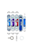 Pemax Water Solutions Kapalı Kasa Su Arıtma Cihazlarına STD  5'li reVerse osmosis Mebran  Mineralli Tatlandırıcı Set