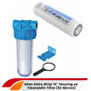 Sulook Lotto Filters Atlas Daire Girişi 10'' Housing ve Yıkanabilir Filtre 50 Micron