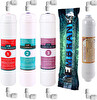 Sulook E-Water Ihlas Aura Cebilon Plus Uyumlu 5'li Filtre Seti 75 Gpd Membran Ihlas Cebilon Filtre