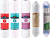 Sulook E-Water Su Arıtma Cihazı Membransız Kapalı Kasalı Cihazlar Için Inline Detox Filtreli Filtre Takımı 5'li