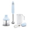 Smeg HBF03PBEU Pastel Mavi Aksesuarlı El Blender Seti