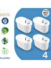 Rovexa Brita Maxtra+ Pro Uyumlu PurePro Su Arıtma Surahi Filtresi 4 Adet