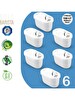 Rovexa Brita Maxtra+ Pro Uyumlu PurePro Su Arıtma Surahi Filtresi 6 Adet