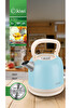 Kiwi KK-3340 Paslanmaz Çelik Retro Su Isıtıcı Kettle 2.2 L