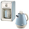 Ariete Vintage Mavi Filtre Kahve Makinesi ve Vintage 1.7 L Kettle Seti