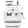 Smeg EGF03WHEU Öğütücülü Beyaz Espresso Kahve Makinesi