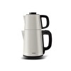 Karaca Tea Break 2 In 1 Çelik Krem Inox Su Isıtıcı Çay Makinesi