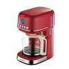 Berghoff Gem Retro 15 Bardak Vanilya Kırmızı Filtre Kahve Makinesi