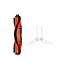 Roidmi Eve Vacuum Mop Uyumlu Yedek Ana Fırça ve Yan Fırça-3 Parça