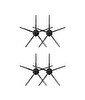 Roborock S6 MaxV Uyumlu Yedek Yan Fırça-4 Parça