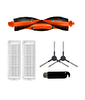 Xiaomi Mop Pro STYTJ02YM (Siyah) Uyumlu Yedek Mopsuz Fırça Hepa Filtre Seti-6 Parça
