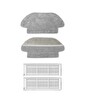 Xiaomi Mop Pro STYTJ02YM Uyumlu Yedek Mop ve Hepa Filtre-4 Parça