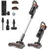 Worx WX038 20Volt 2.0Ah. Li-ion 105 W Çift Akülü Kömürsüz Siklonik Sistem Şarjlı Dikey Süpürge