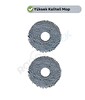 Robotyedek Roborock QRevo C Pro Uyumlu 2 Adet Mikrofiber Mop Bez