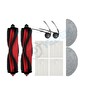 Robotyedek Roborock Q8 ve Q8 Plus RRA0TCP (MAX - PRO DEĞİL!!) Uyumlu Ana Fırça Hepa Filtre Mop bez Yan Fırça - 10 Adet